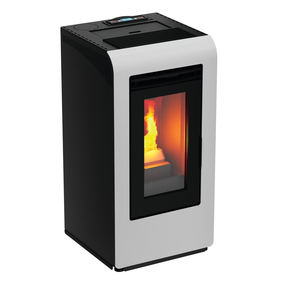 Bricocenter STUFA PELLET CHARLOTTE MOD. 7 BIANCO KRONE