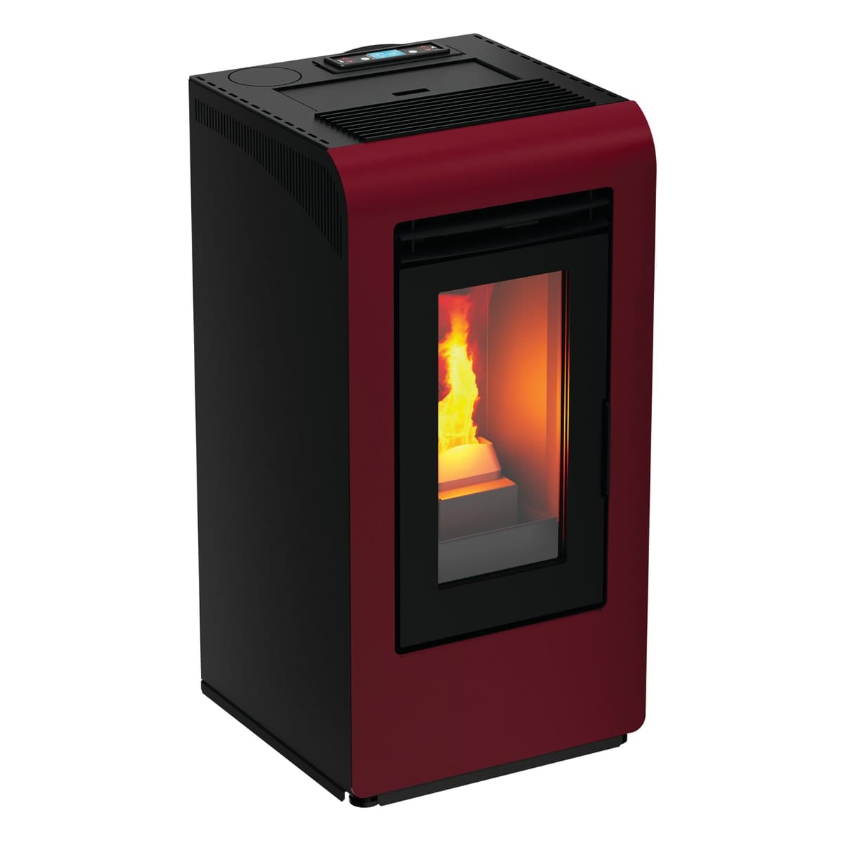 Bricocenter STUFA PELLET CHARLOTTE MOD. 7 BORDEAUX KRONE