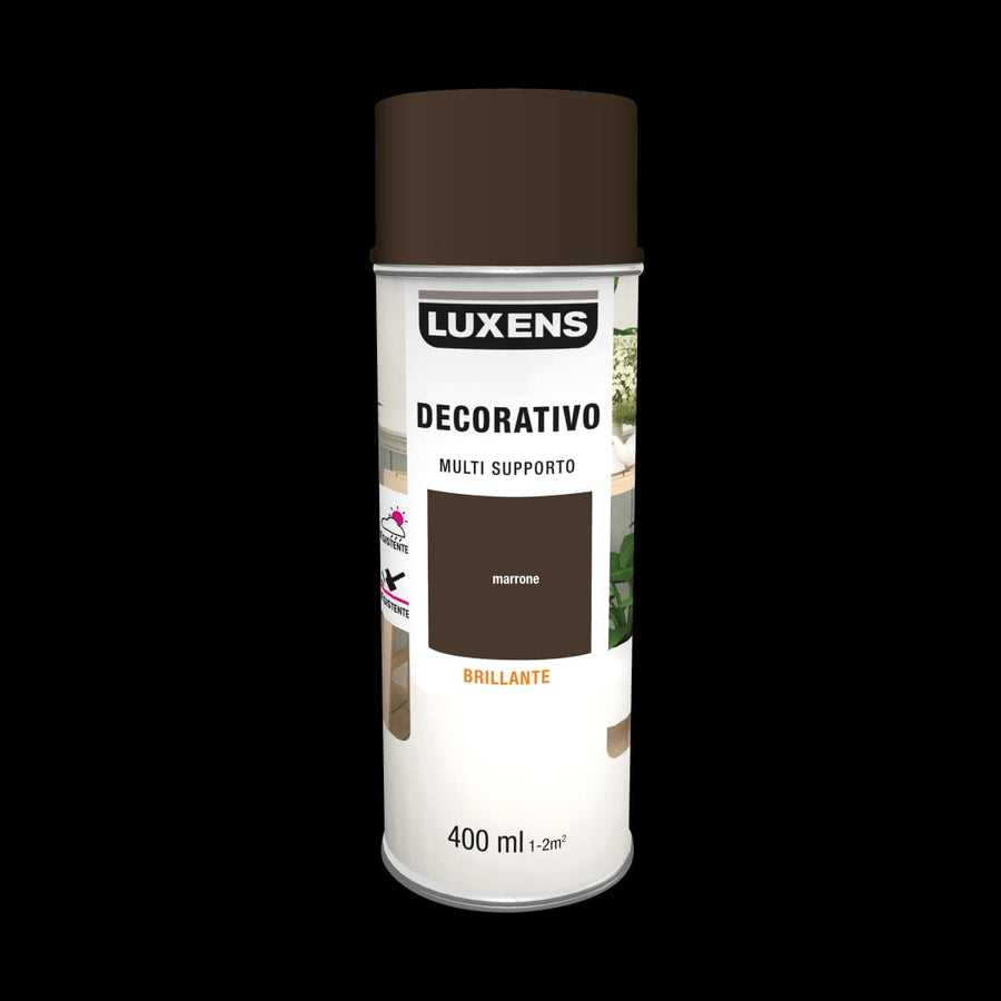 Bricocenter SPRAY BRIGHT BROWN SOLVENT 400 ML LUXENS