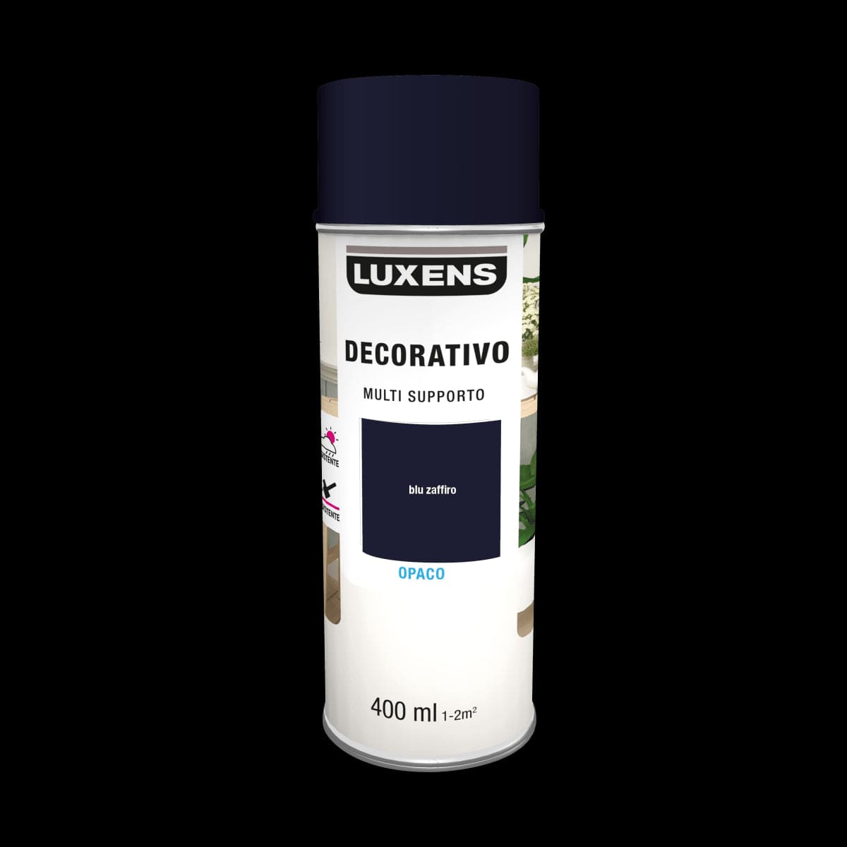 Bricocenter SPRAY SAPPHIRE BLUE MATT SOLVENT 400 ML LUXENS