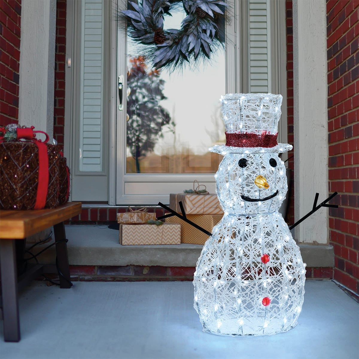 Bricocenter SNOWMAN H70CM 160 LED WHITE OUTDOOR USE