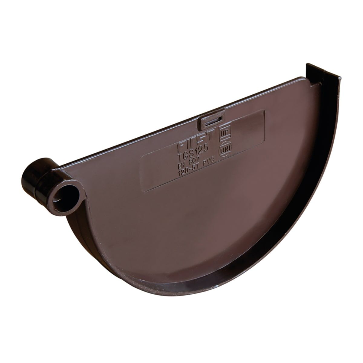 JOINT PLUG WITH DRAIN DIA 125 MM BROWN