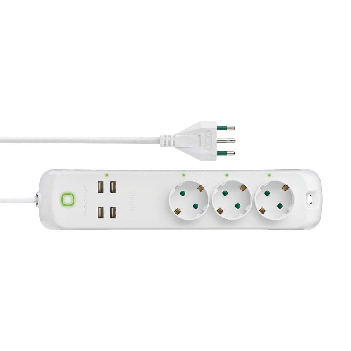 Bricocenter MULTIPLE MOBILE SOCKET 2P+E 16 A 250w white