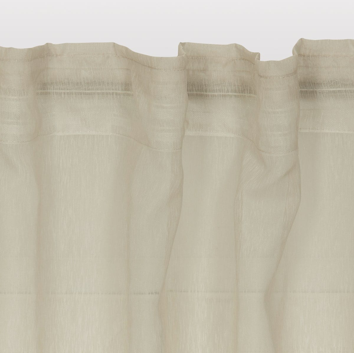 Bricocenter BEIGE SOFTY FILTER CURTAIN 200X280 CM WITH CONCEALED LOOP AND WEBBING