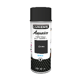SPRAY BLACK MATTE WATER 400 ML LUXENS