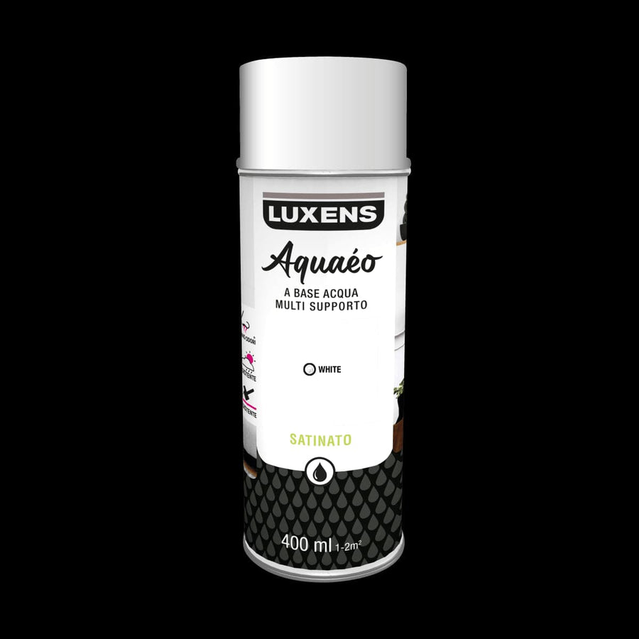 Bricocenter SPRAY WHITE SATIN WATER 400 ML LUXENS