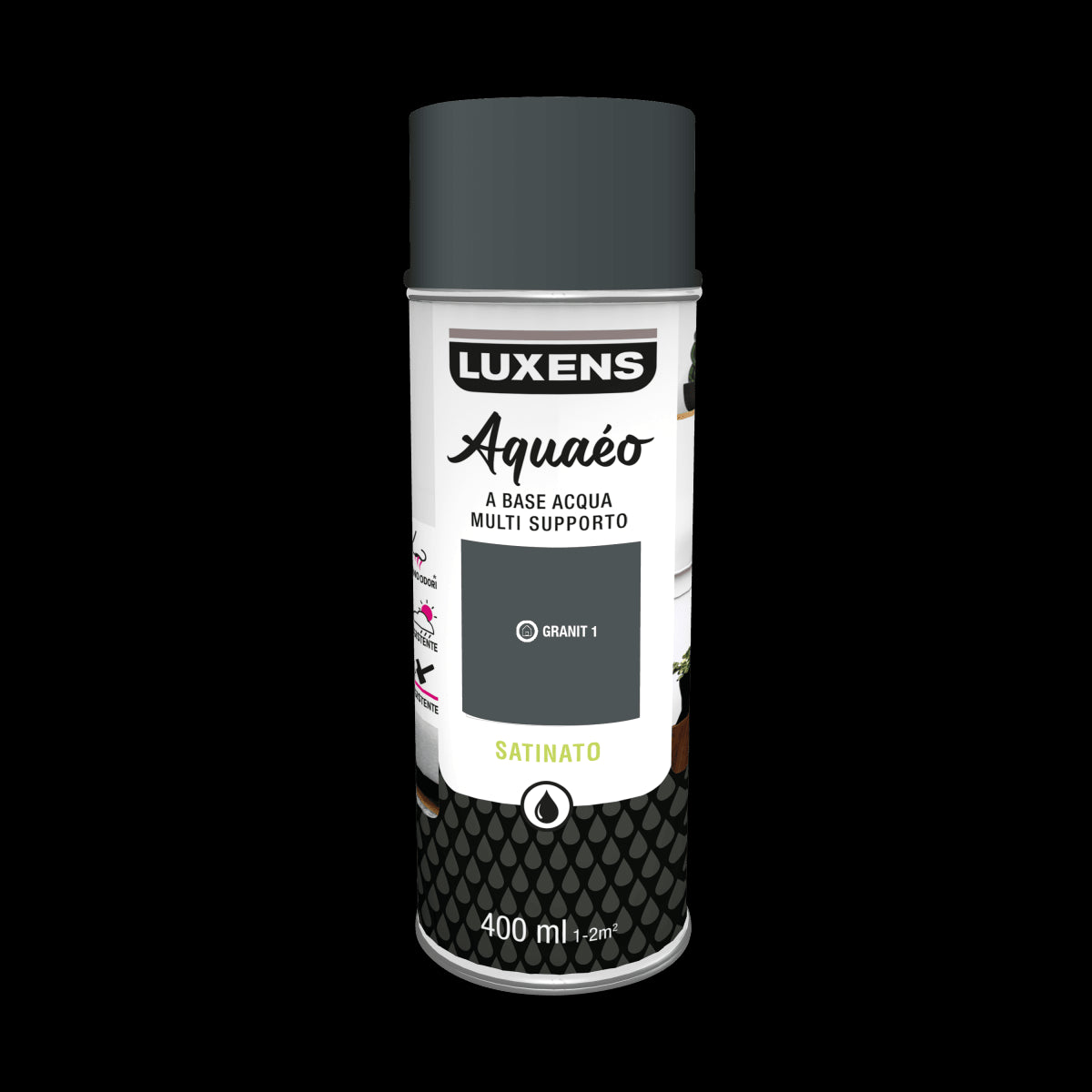 GRANITE SPRAY 1 SATIN WATER 400 ML LUXENS