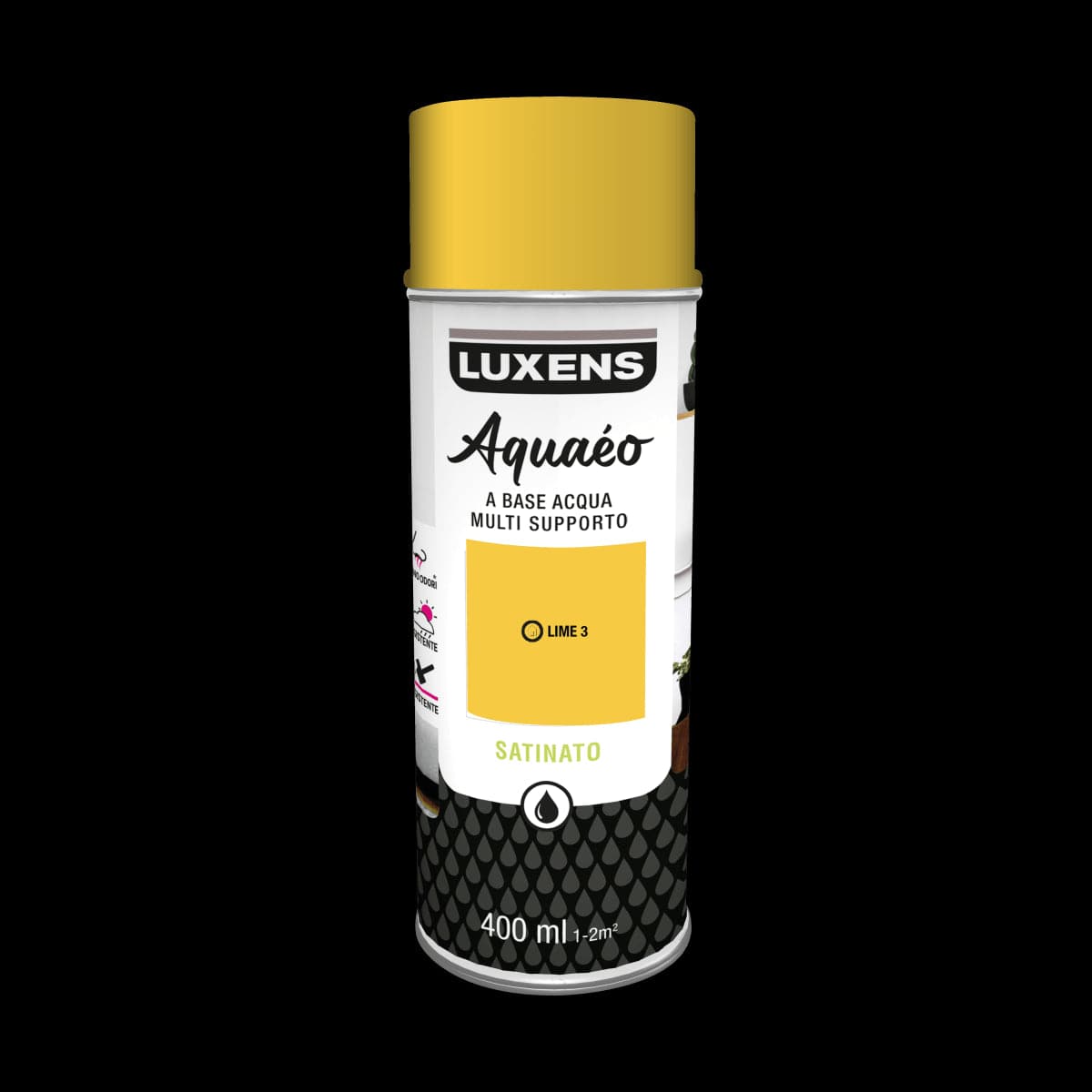 Bricocenter LUXENS WATER SATIN SPRAY LIME 3 400 ML