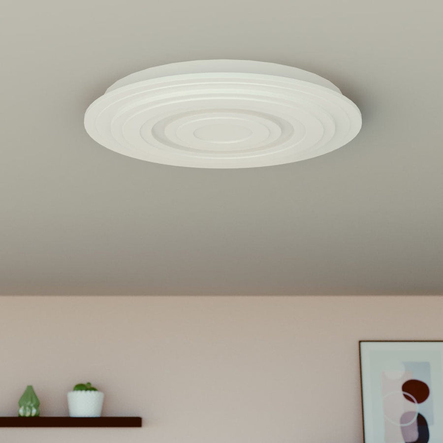 Bricocenter REGALIS METAL CEILING LAMP WHITE D50 LED 4000LM NATURAL LIGHT