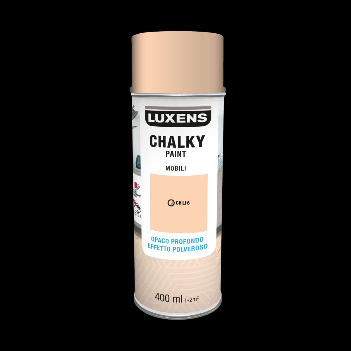 Bricocenter SPRAY CHALKY  ARANCIONE OPACO 400 ML LUXENS