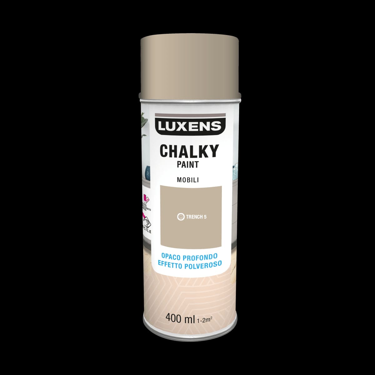Bricocenter SPRAY CHALKY TRANCH OPACO 400 ML LUXENS