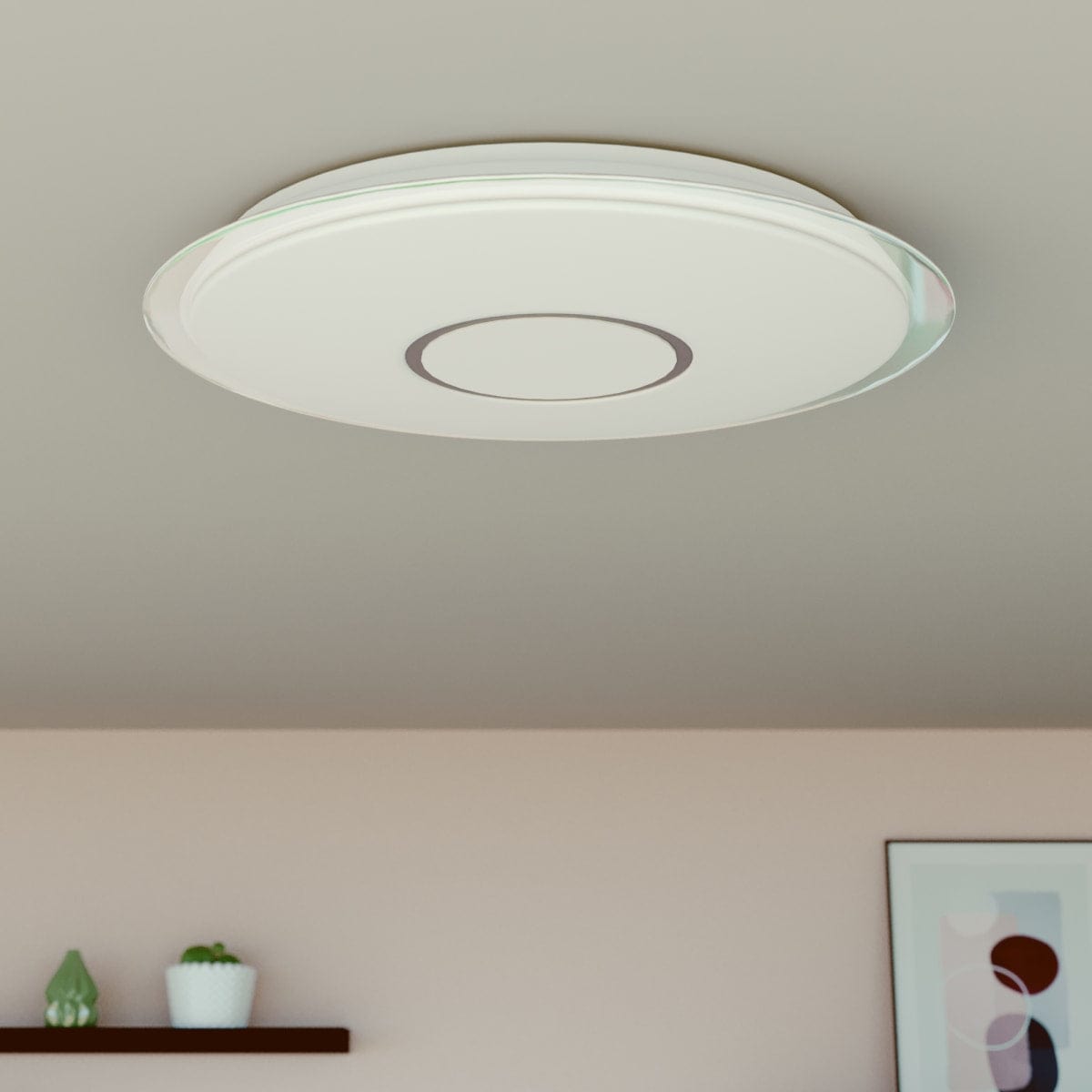 Bricocenter VIZZINI CEILING LIGHT WHITE D56 LED 40W CCT DIMMABLE