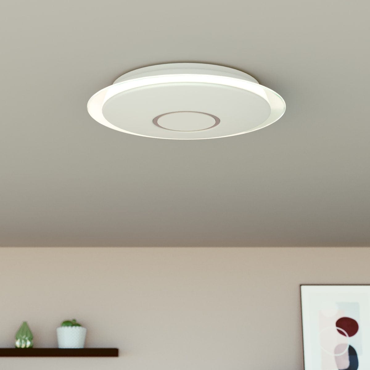 Bricocenter VIZZINI CEILING LIGHT WHITE D40 LED 25W CCT DIMMABLE