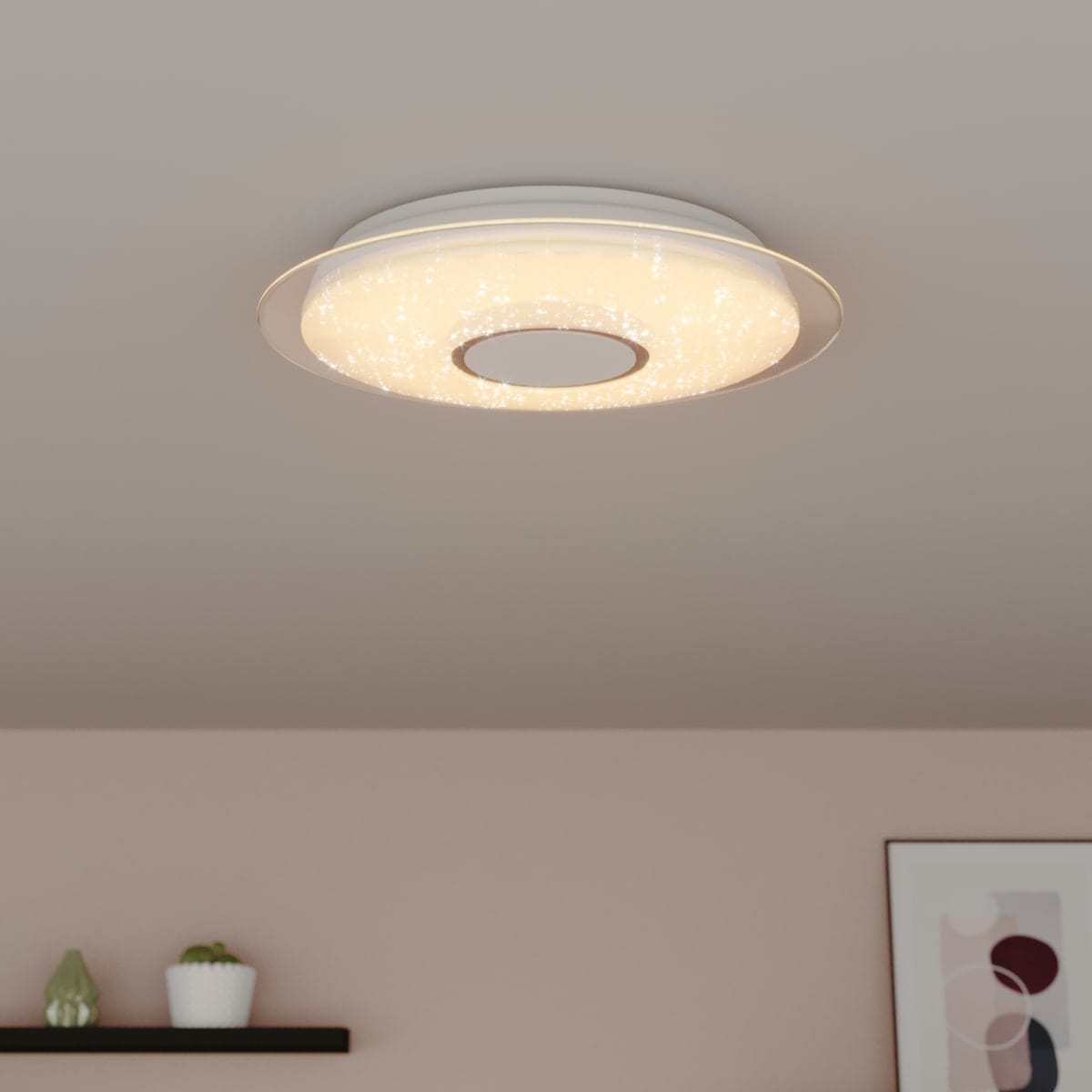 Bricocenter VIZZINI CEILING LIGHT WHITE D40 LED 25W CCT DIMMABLE