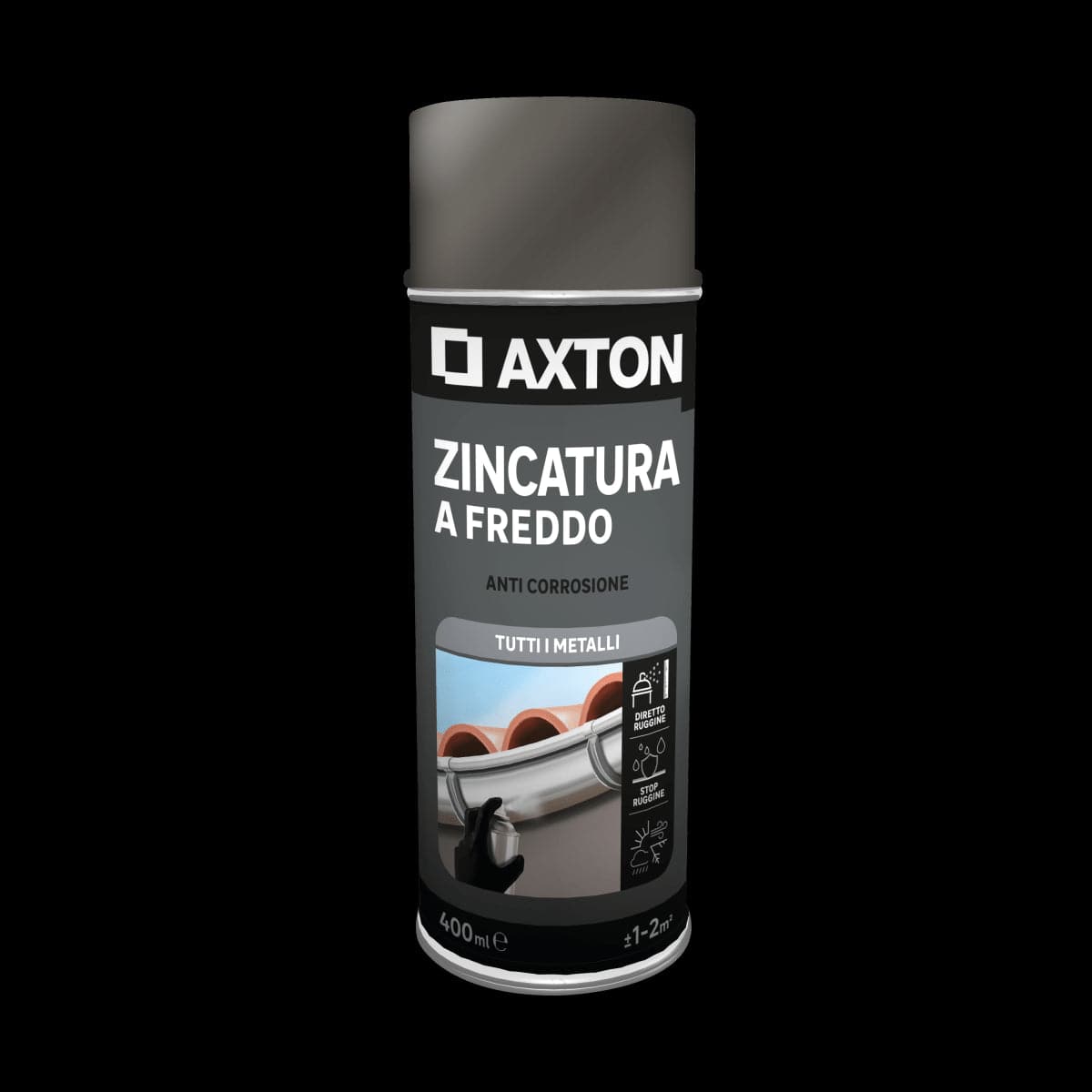 Bricocenter MATT GALVANIZED SPRAY 400 ML AXTON