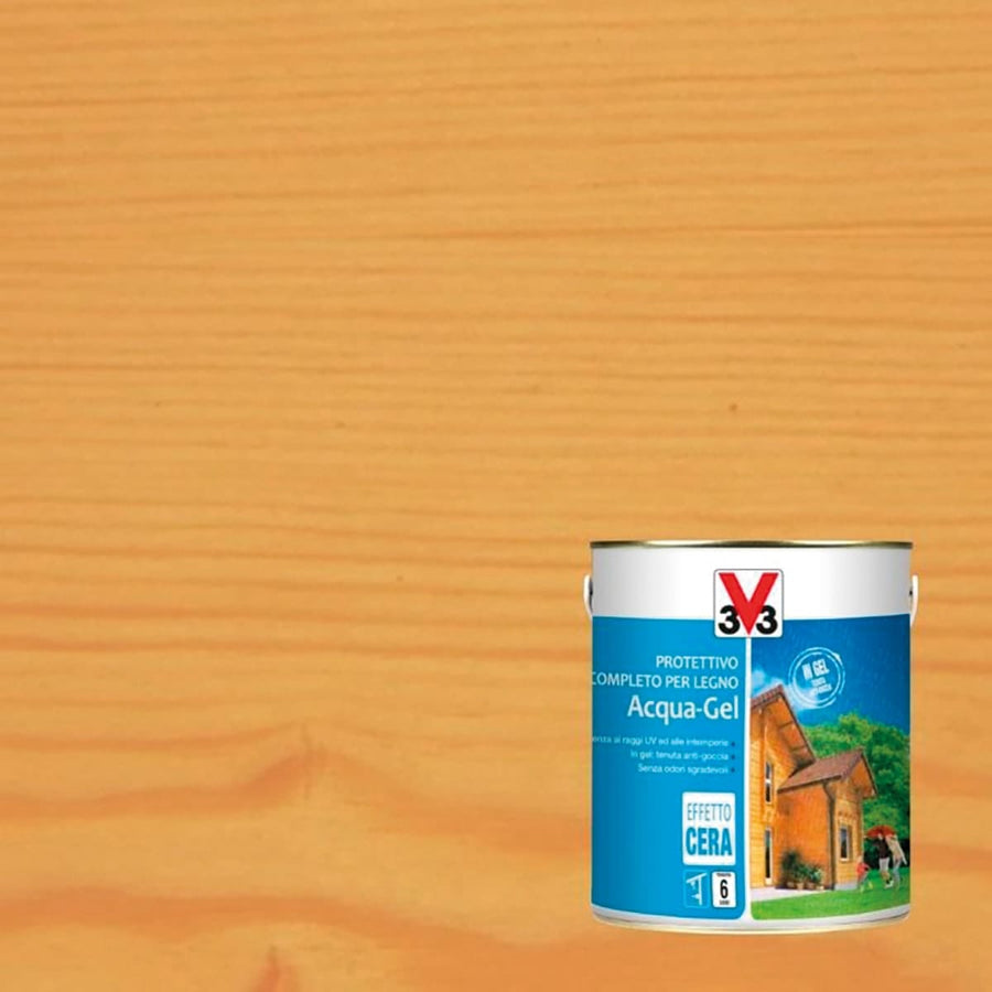 Bricocenter WOOD IMPREGNATING AGENT WATER GEL LIGHT WALNUT 2.5LT
