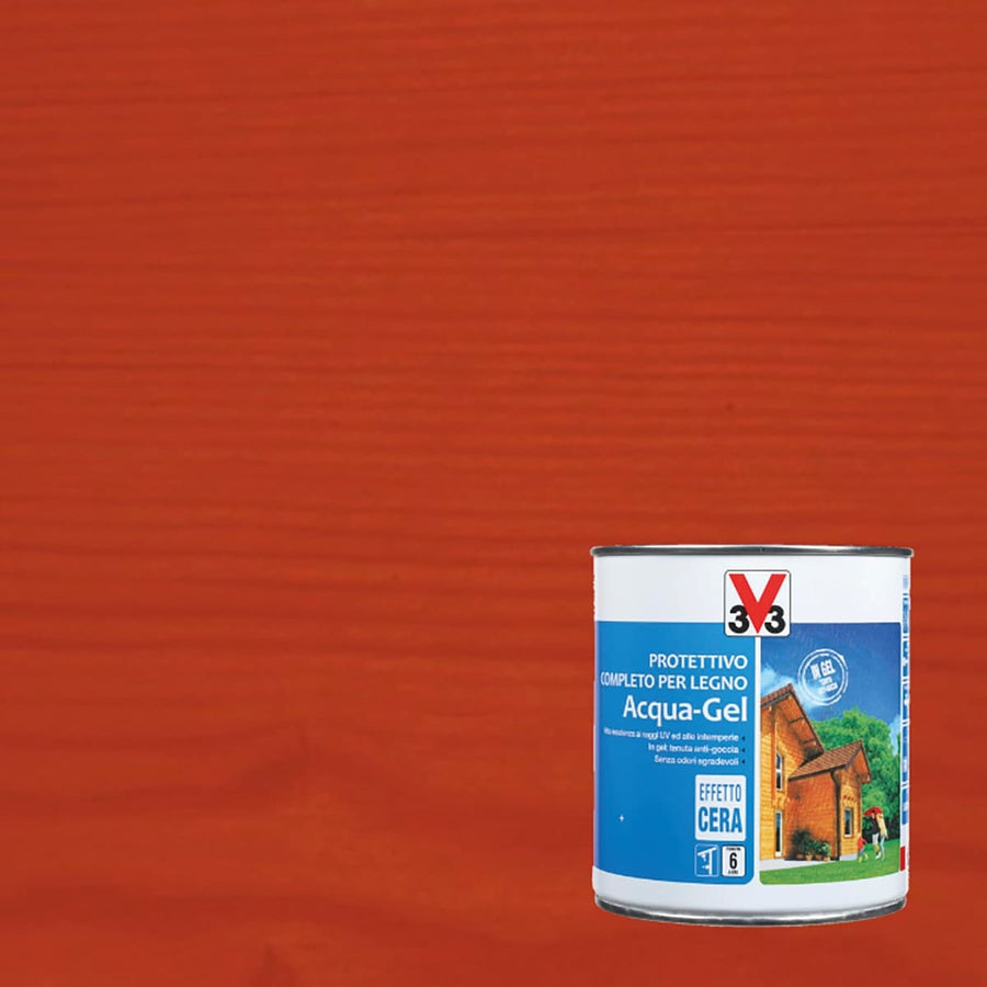 Bricocenter WOOD IMPREGNATING AGENT WATER GEL MAHOGANY 750ML