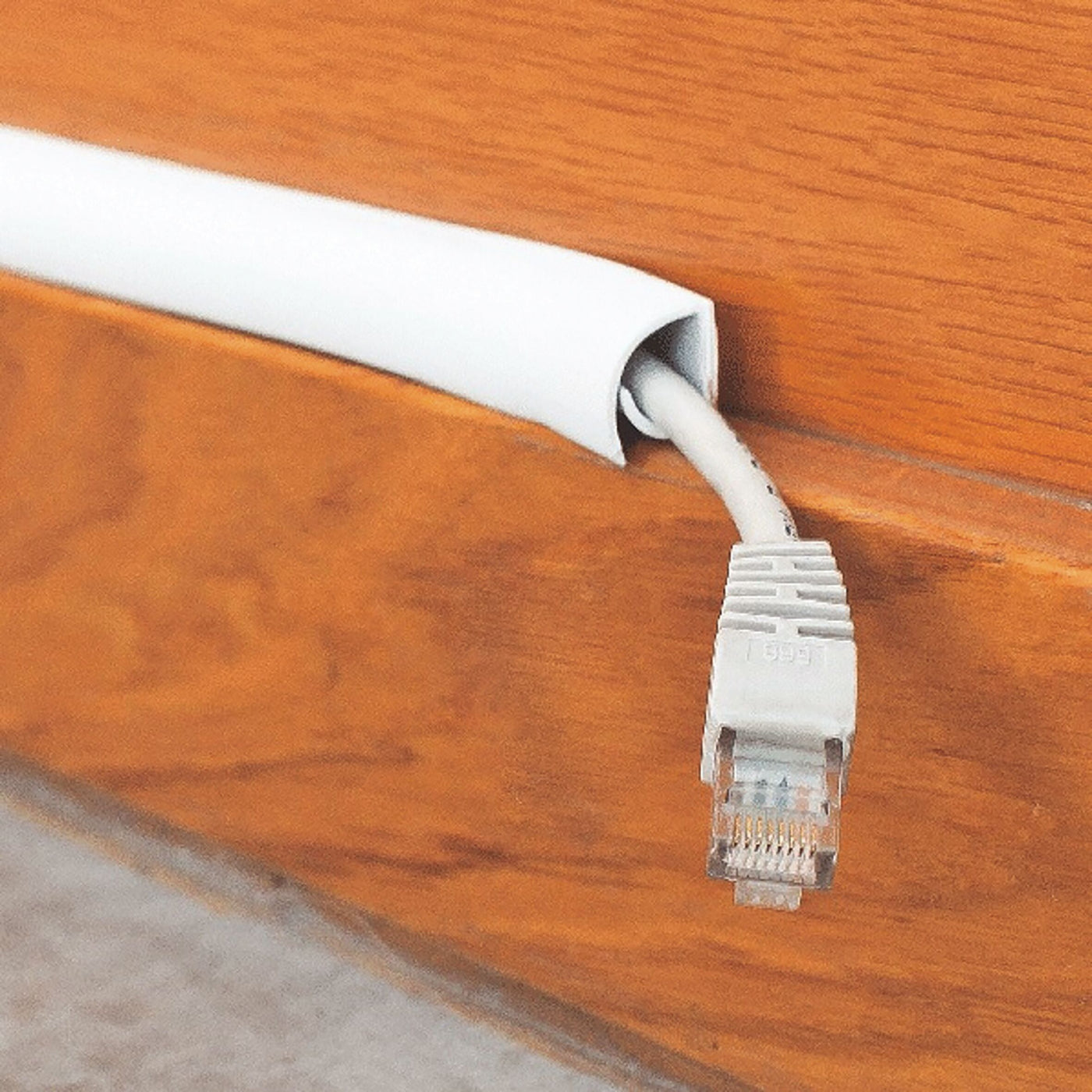 Adhesive White Cable Duct 5m