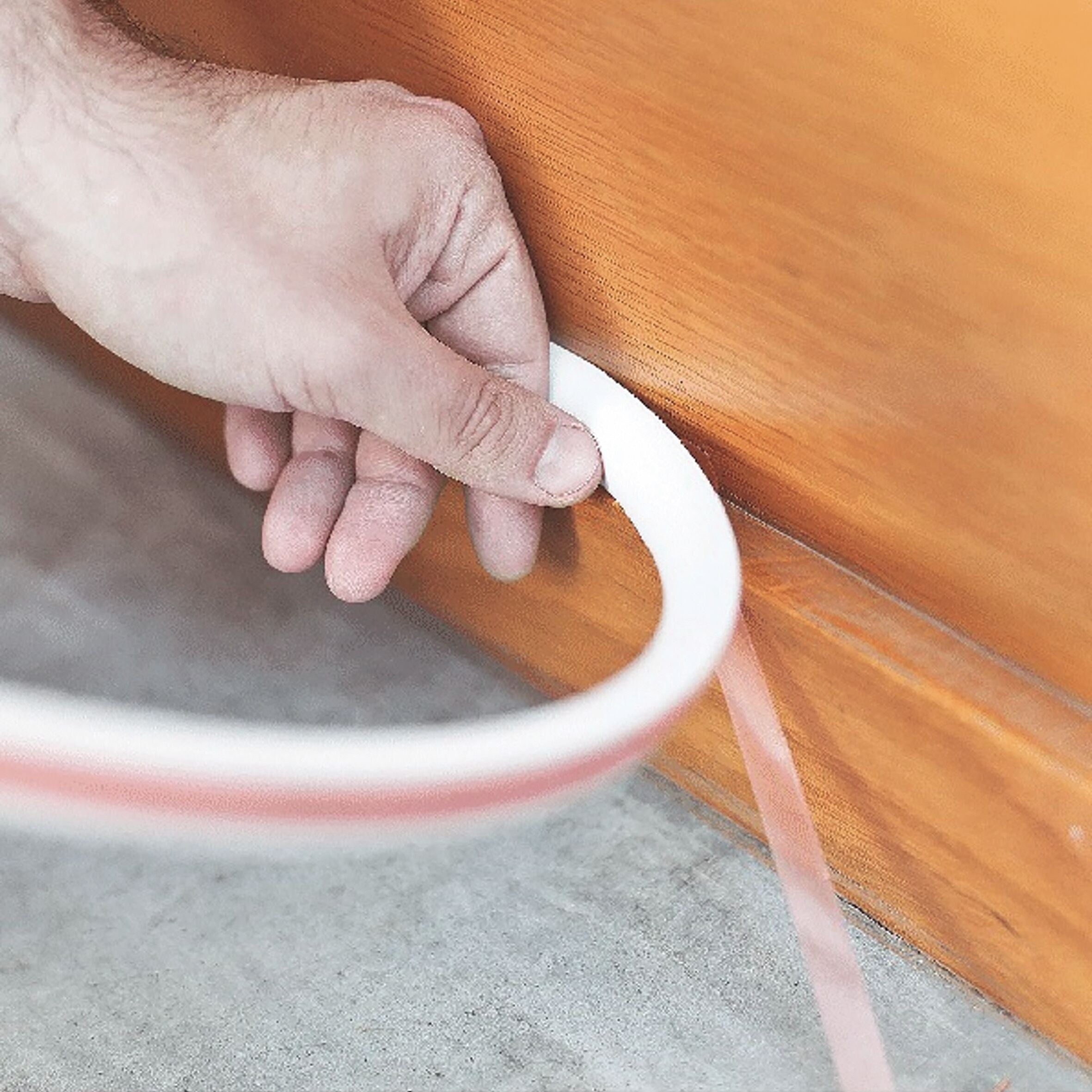 Adhesive White Cable Duct 5m