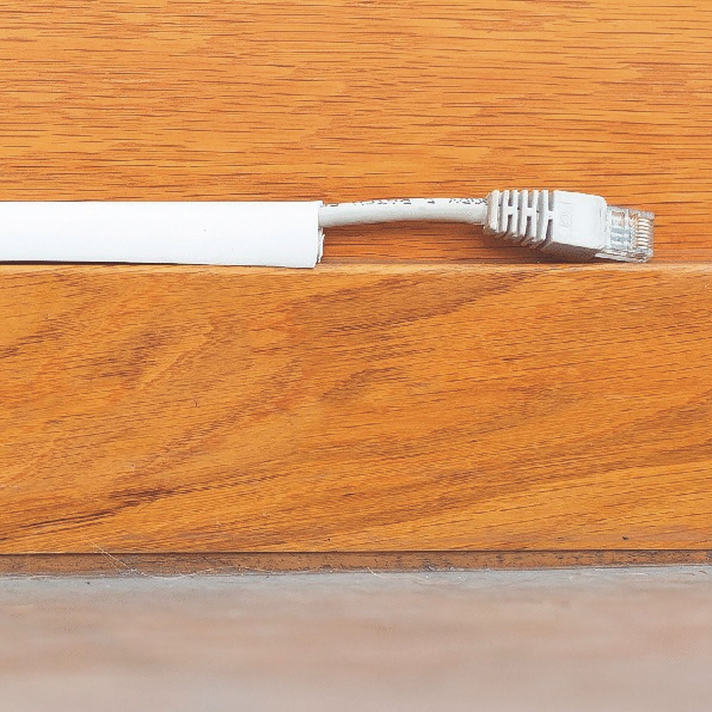 Adhesive White Cable Duct 5m