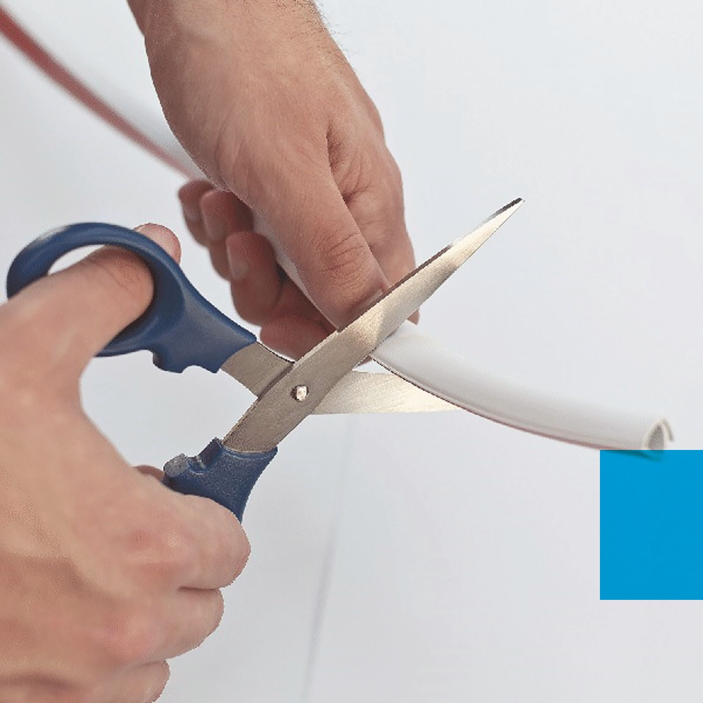 Adhesive White Cable Duct 5m