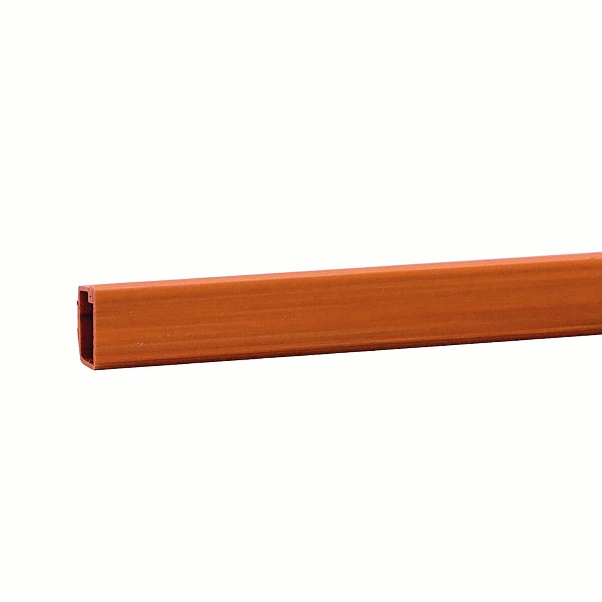 MINICANALE ADESIVO 15X10 LEGNO SCURO