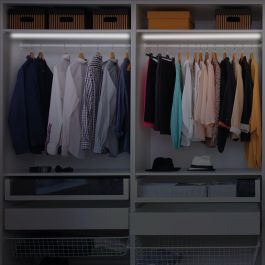 LED STRIP KIT 1MT 2,4W DAYLIGHT BATTERY OPERATED WITH MOTION SENSOR IP65