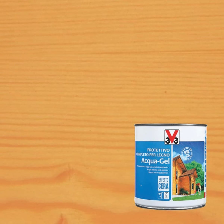Bricocenter WOOD IMPREGNATING AGENT WATER GEL LIGHT WALNUT 750ML