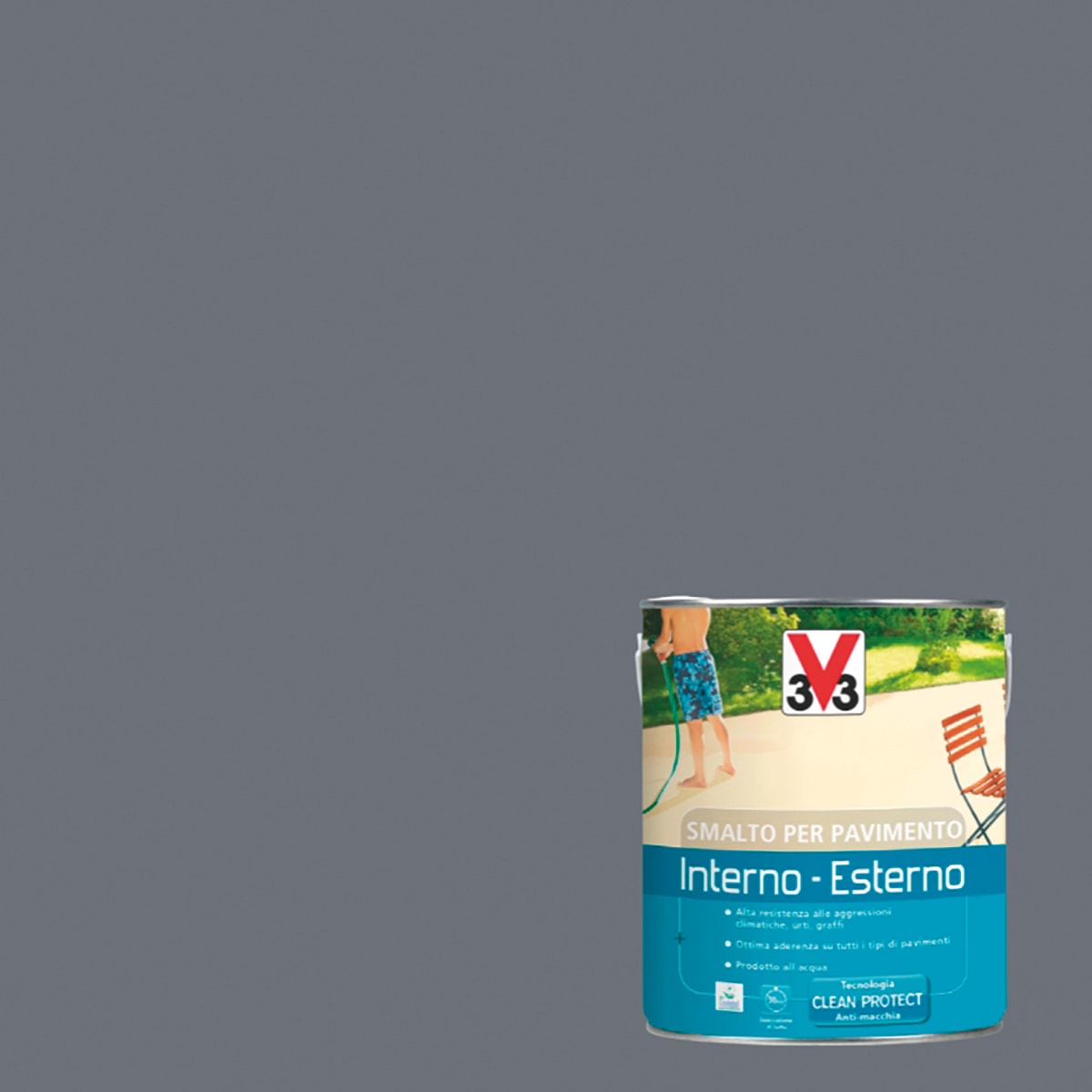 INTERIOR/EXTERIOR FLOOR ENAMEL SLATE 2.5LT