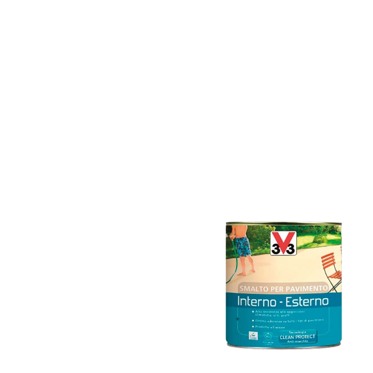 Bricocenter INTERIOR/EXTERIOR FLOOR ENAMEL WHITE 500ML