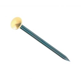 HARDENED NAIL 2X20MM BRASS-PLATED HEAD