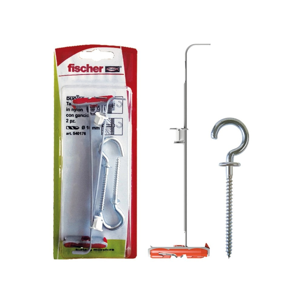 DUOTEC SWINGING DOWEL W/HOOK 2PCS