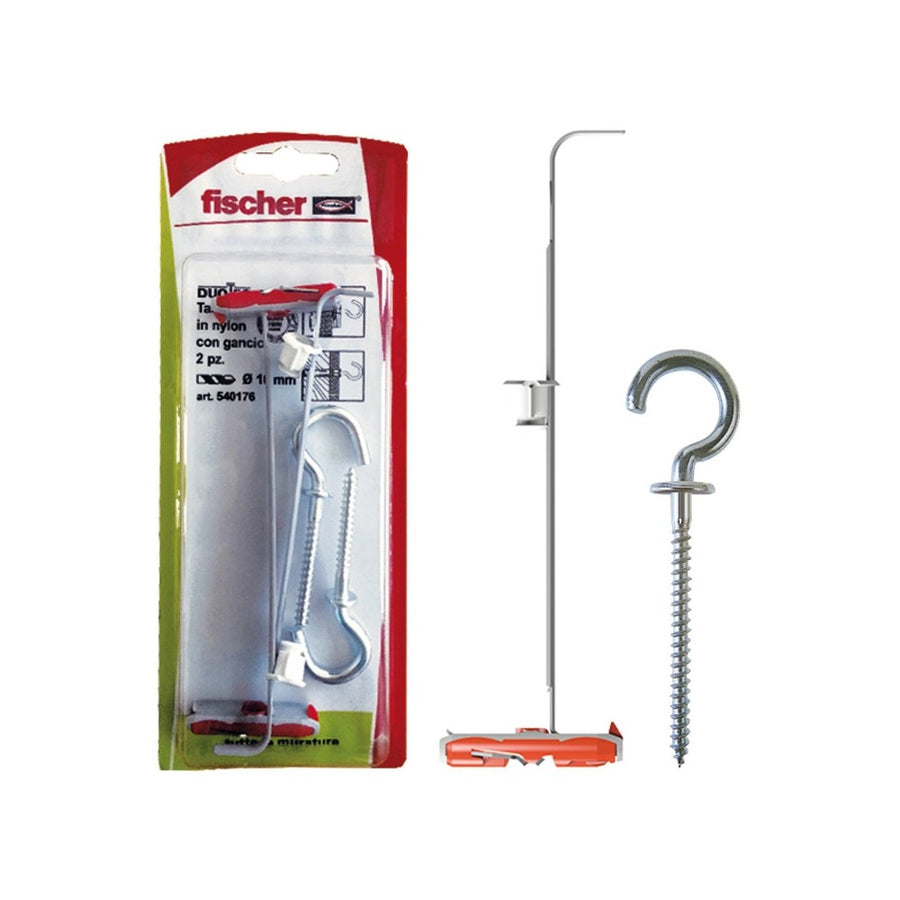 DUOTEC SWINGING DOWEL W/HOOK 2PCS