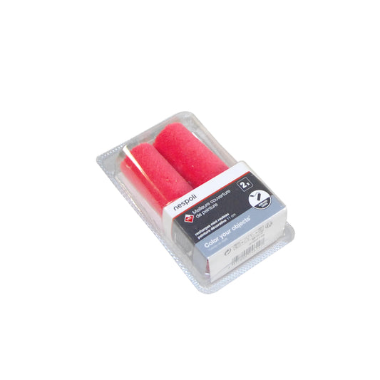 2 replacement mini-rollers for universal nail varnish, Teflon-coated, diameter 30 mm, length 11 cm