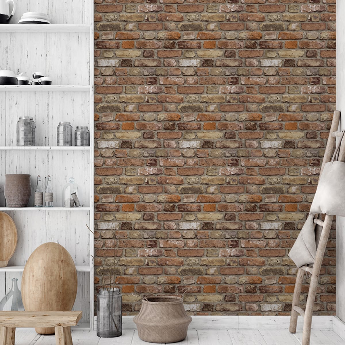 Bricocenter OCHRE BRICK WALLPAPER 53CMX10.5M