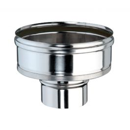 STAINLESS STEEL SECTION INCREASE DIA80 MM M-100F