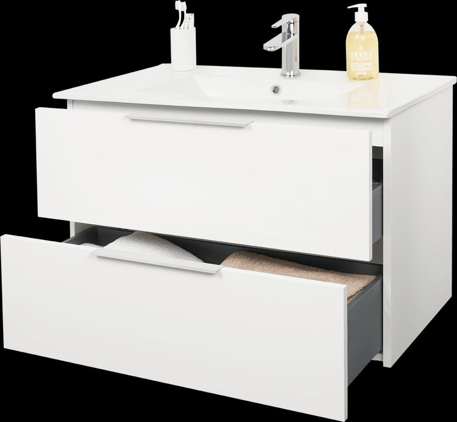 Bricocenter ESSENTIAL BASE UNIT 2 DRAWERS L 60CM H 53CM WHITE