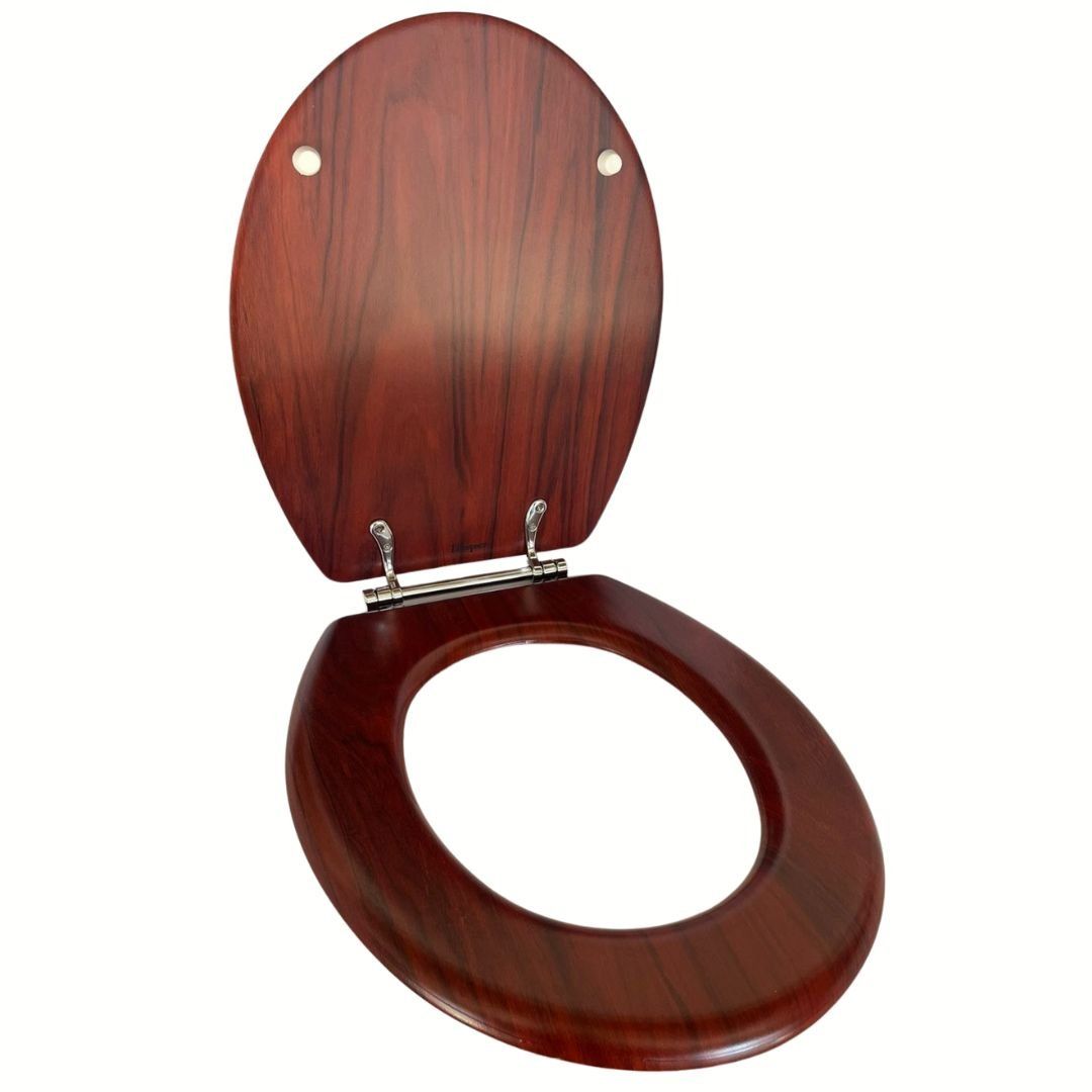 WC SEAT EASY WHITE OVAL TOP FIX