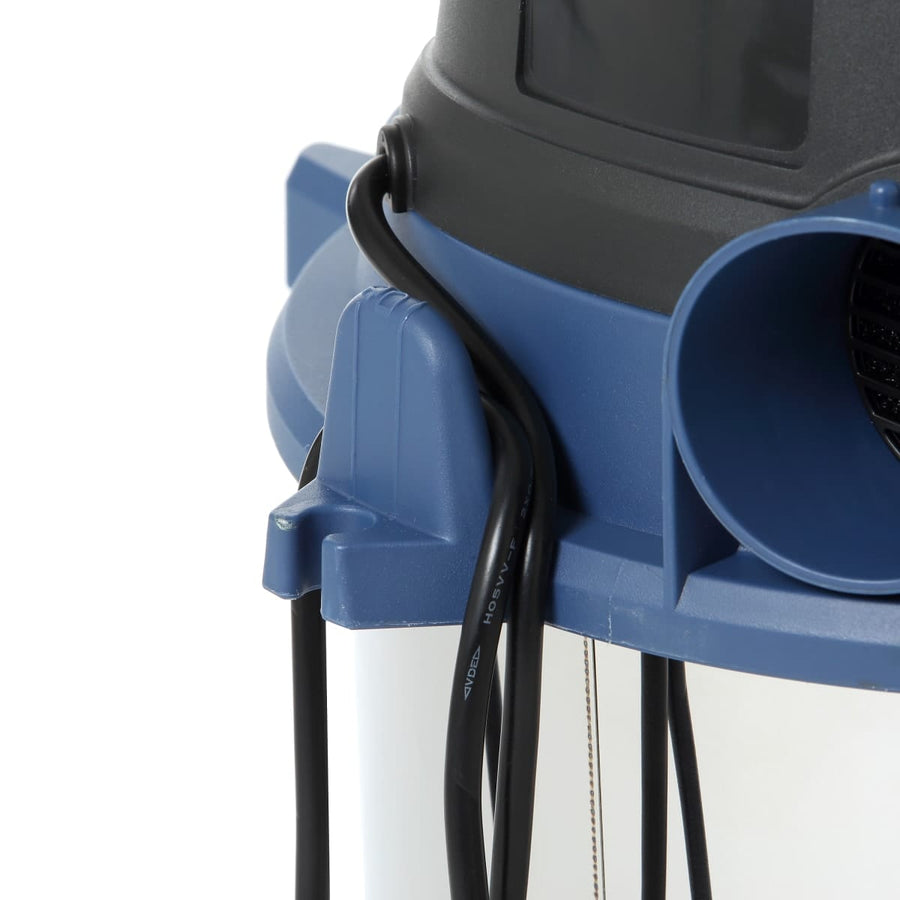 Bricocenter DEXTER STAINLESS STEEL DRUM VACUUM CLEANER, 20LT, 1400WATT