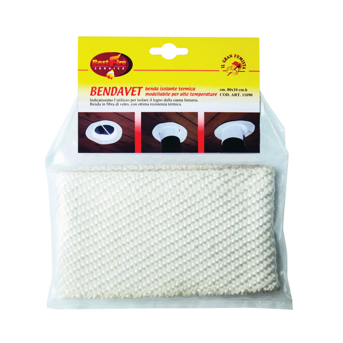 THERMAL INSULATION BANDAGE HIGH TEMPERATURE 80x10cm