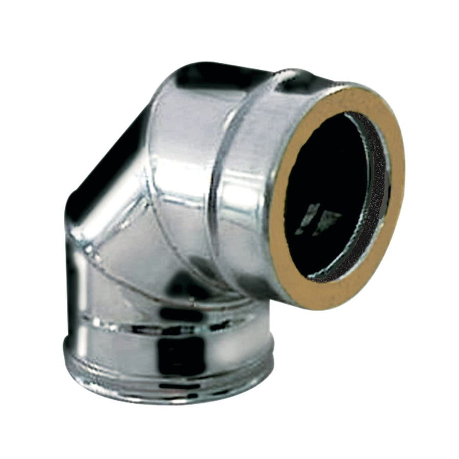 Bricocenter INSULATED STAINLESS STEEL CURVE 90 DEGREES DIA80 MM