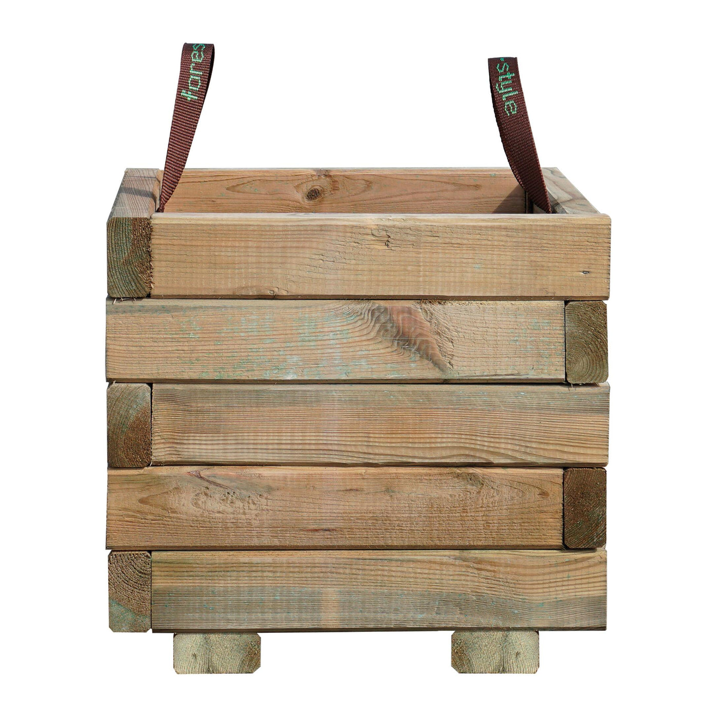 Cajou square planter, 40x40x38.5 cm