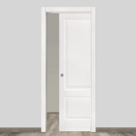 DENEB SLIDING DOOR INSIDE WALL 210 X 70 WHITE LACQUERED