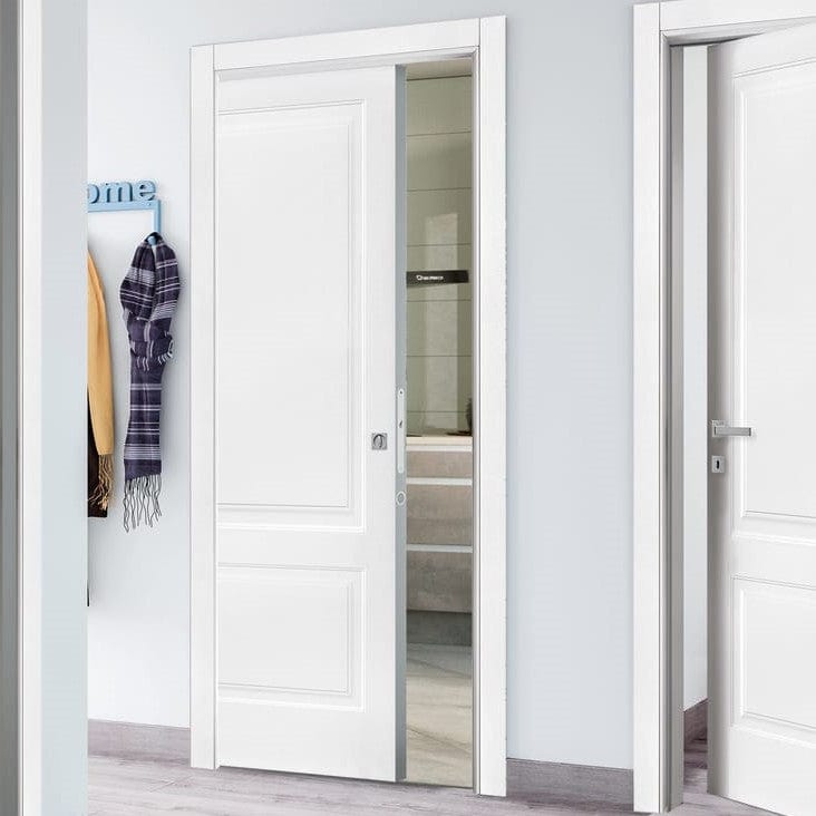 Bricocenter PORTA DENEB SCORREVOLE INTERNO MURO 210 X 70 LACCATO BIANCO