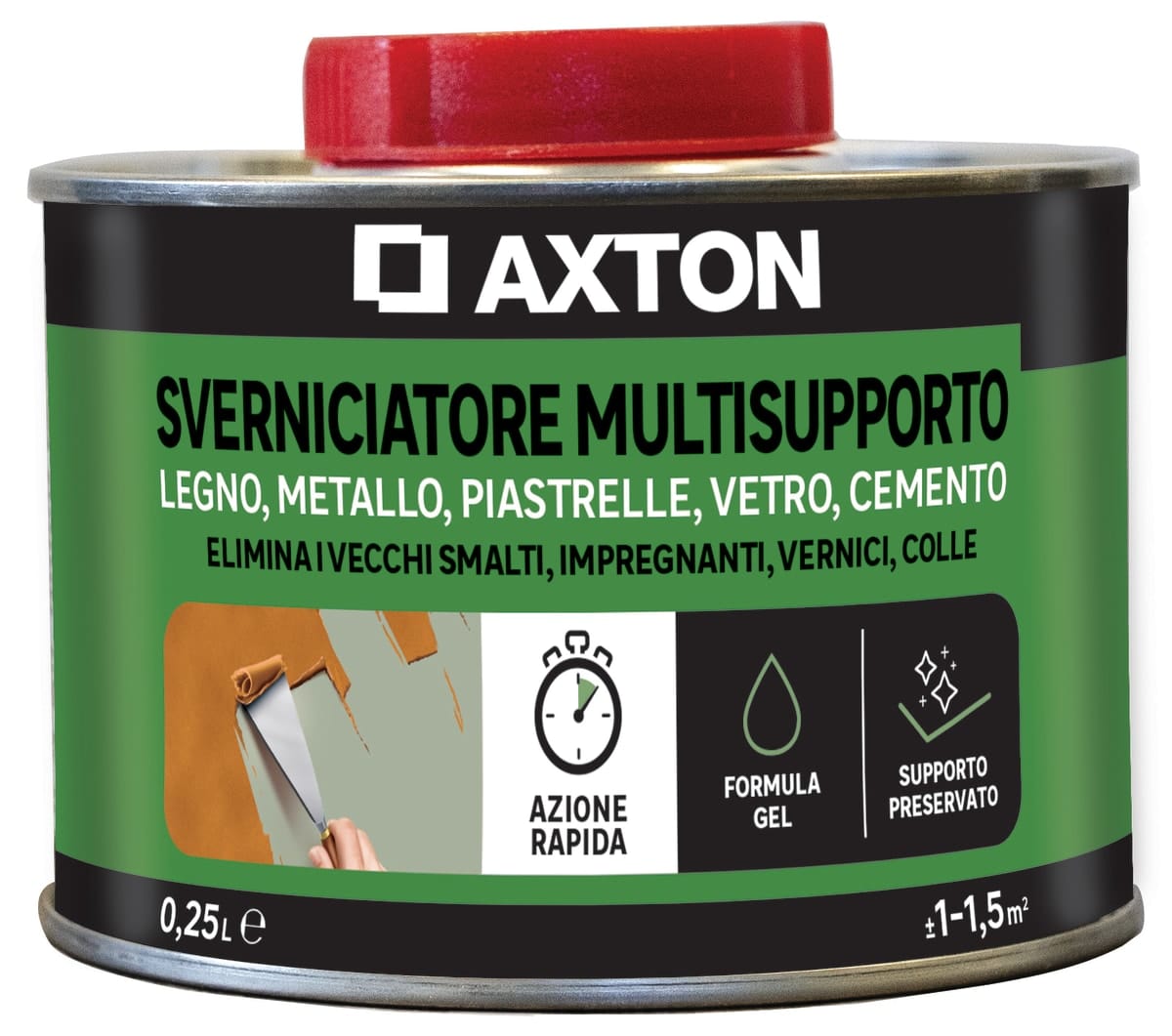 Bricocenter UNIVERSAL SOLVENT PAINT STRIPPER 0.25 L AXTON