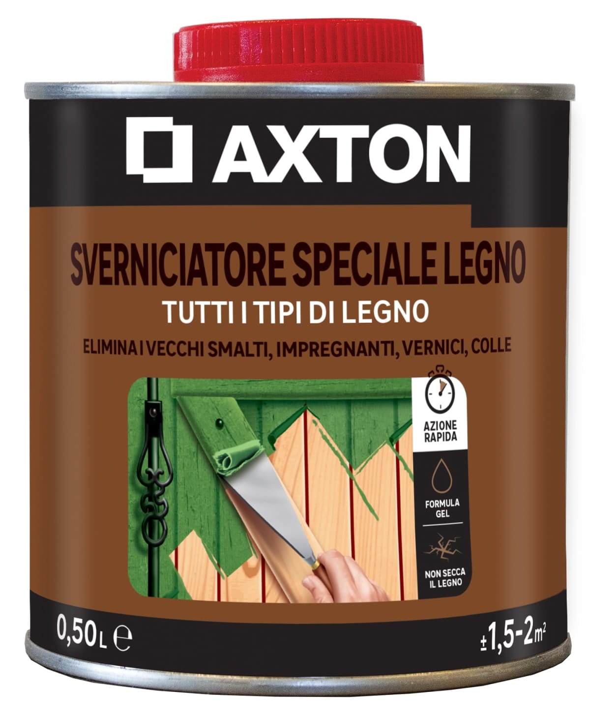 Bricocenter SOLVENT-BASED WOOD STRIPPER 0.5 L AXTON