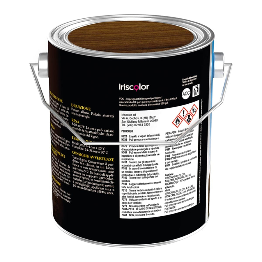 Bricocenter IMPREGNATING SOLVENT INTERIOR-EXTERIOR DARK WALNUT LT.2,5