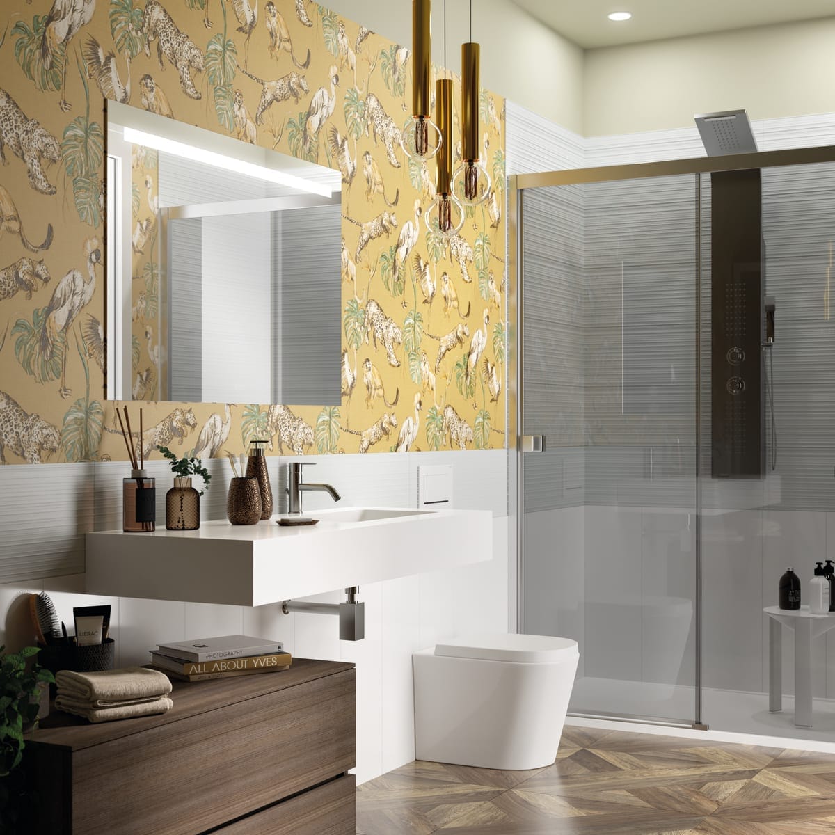 Bricocenter COLONNA IDRO ICONE 2 INOX SATINATA CON MISCELATORE