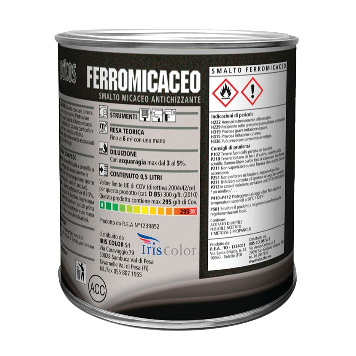 Bricocenter MICACEOUS BROWN ENAMEL 500 ML
