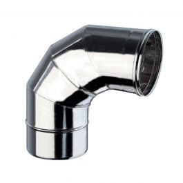 STAINLESS STEEL CURVE 90 DEGREES DIA100 MM